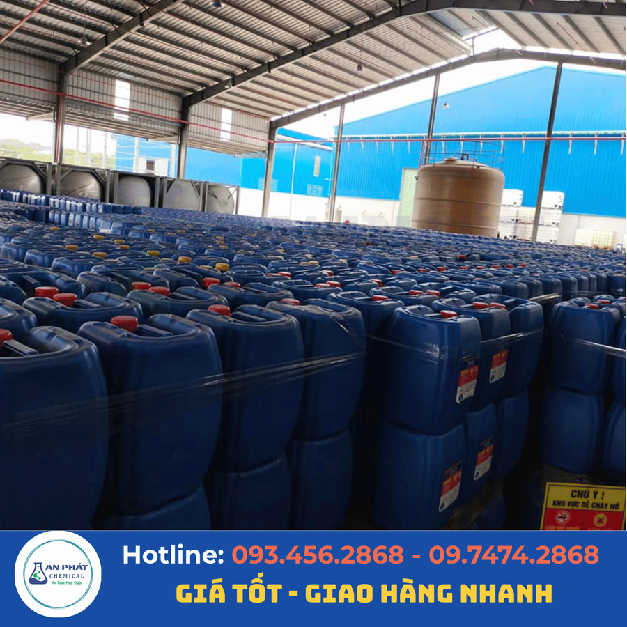 Nước Javen NaClO 10% – Việt Nam, 30 kg/can hoặc 1.200 kg/tank