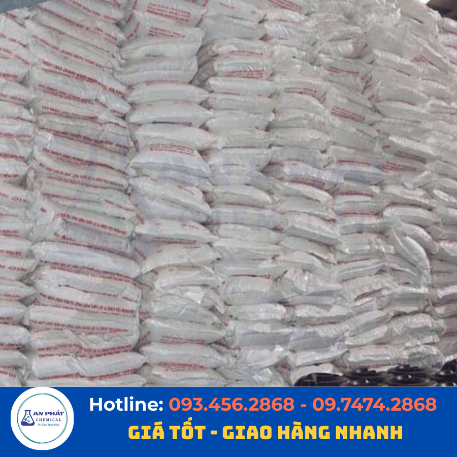 Phèn nhôm (Nhôm sulfat) Al₂(SO₄)₃ 17% – Việt Nam, 25 kg/bao
